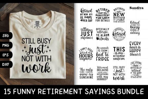 15 Funny Retirement Quote SVG Bundle Review: A Humorous Embroidery Addition