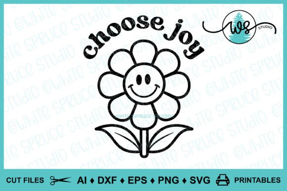 Choose Joy Retro Positive Quote SVG Review for Real Projects