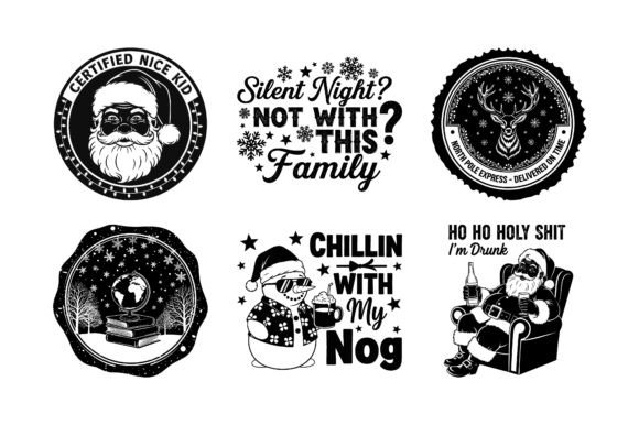 Eggnog Christmas Funny Quote SVG Bundle Review