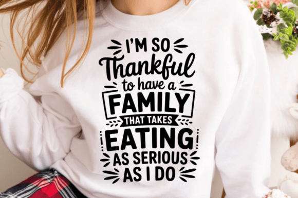 Funny Family Eating Quote SVG Design: A Humorous Touch for Real Projects