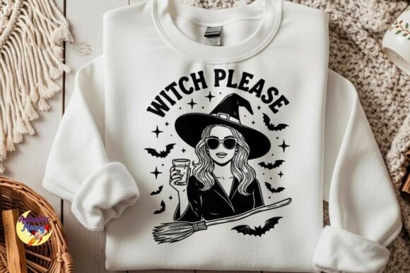 Halloween Quote SVG - Witch Please Review for Real Projects