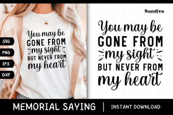 Heartfelt Memorial Quote SVG 34: A Thoughtful Design for Real Projects