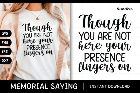 Heartfelt Memorial Quote SVG 38: A Thoughtful Design for Sentimental Embroidery