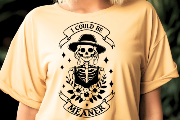 I Could Be Meaner Sarcastic Quote SVG Review for Real Embroidery Projects