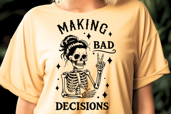 Making Bad Decisions Quote SVG Review: A Sassy Addition to Spooky Embroidery