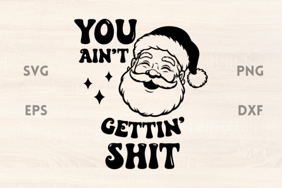 Sarcastic Funny Santa Quote SVG Review for Real Embroidery Projects
