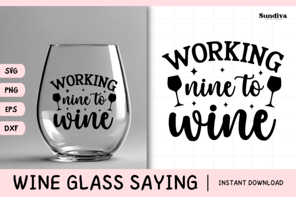 Wine Glass Quote SVG 28 Review: A Bold Design for Smaller Projects