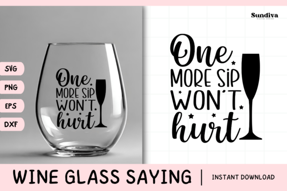 Wine Glass Quote SVG 5 Review: A Bold Design for Smiling Stitchers